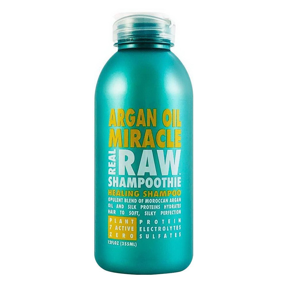 Real Raw Shampoothie Argan Oil Miracle Healing Shampoo, 12 Oz